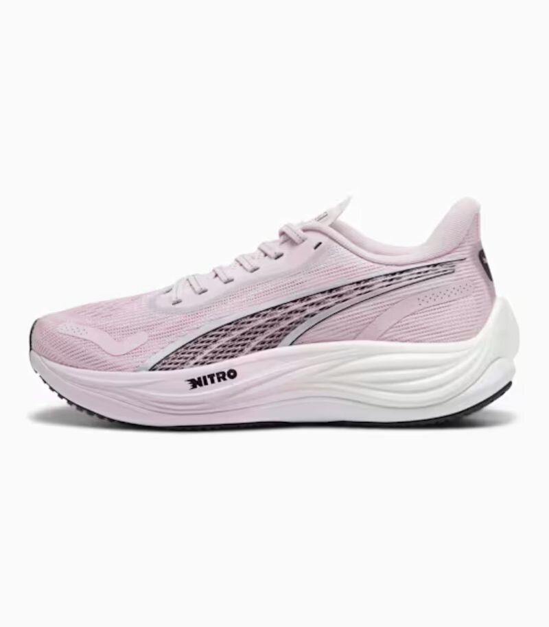 puma velocity nitro 3 trainers in pink and white 